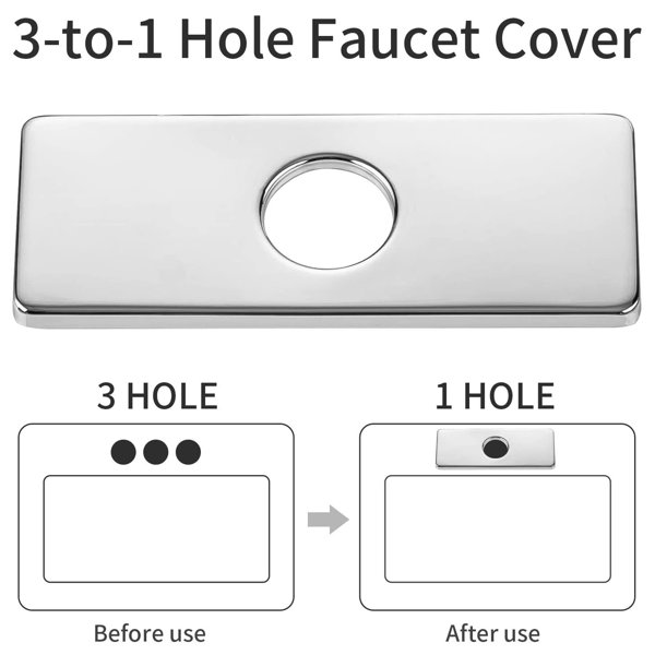 OAKLAND Bathroom Faucet Hole Cover Deck Plate & Reviews Wayfair